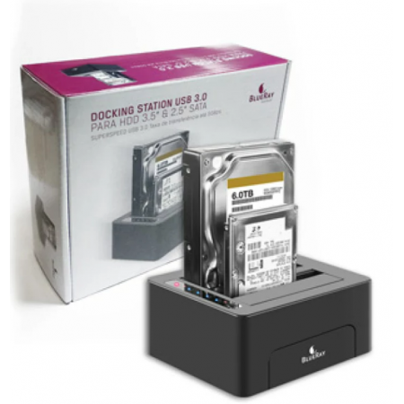 DOCKING STATION 2X 2.5/3.5 USB